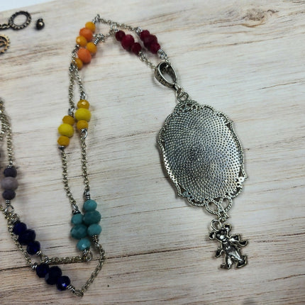 Ripple in Time Grateful Dead Skull Necklace (5)