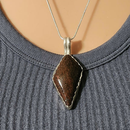 red dinosaur sterling silver necklace (7)