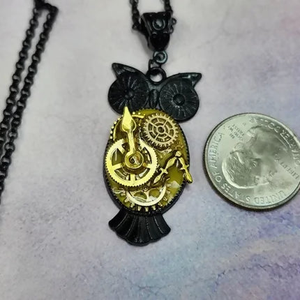 black gold steampunk owl steampunk buddha (10)