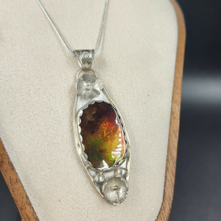 Rainbow Ammolite Necklace (9)