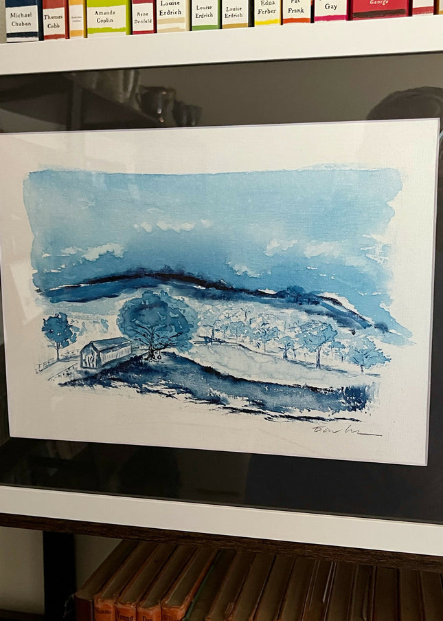Blue Ozarks framed