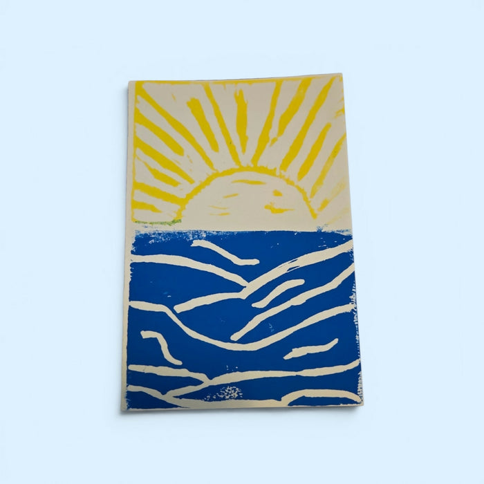 Sunrise Linocut Card