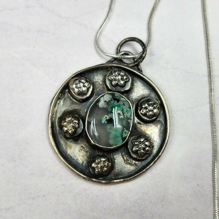 Earth & Mist Sterling Silver Necklace (4)