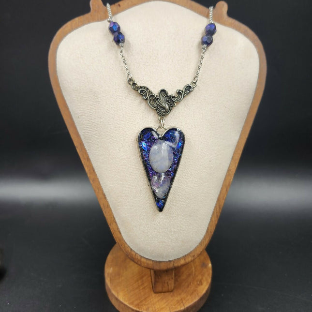 Moonstone Heart Necklace (8)