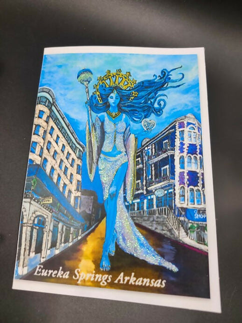 Aza Azure Eureka Springs, Greeting Card
