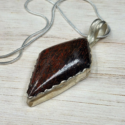 red dinosaur sterling silver necklace (10)