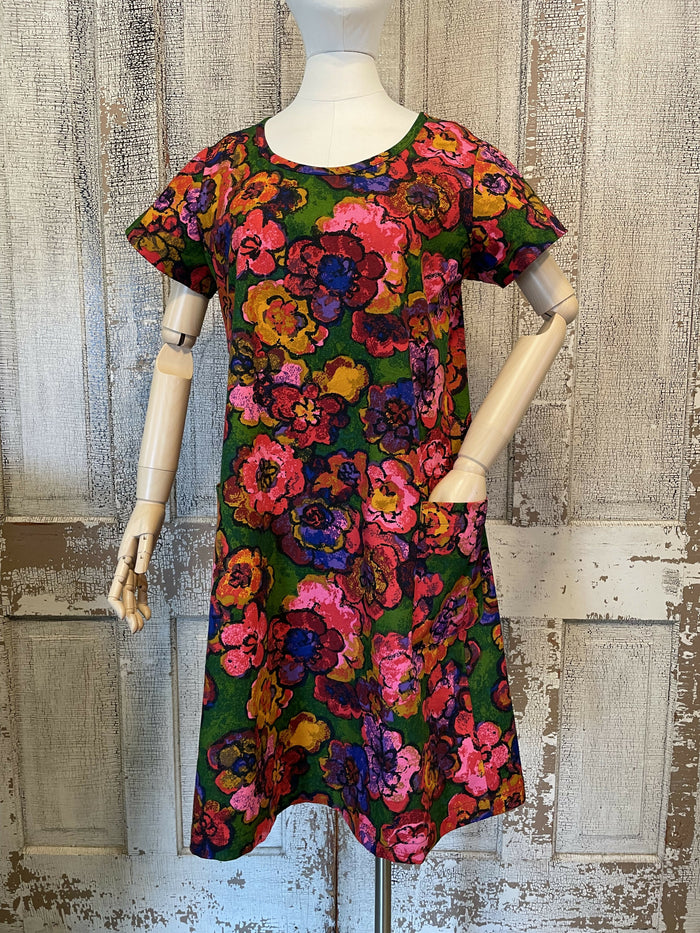 A-Line Dress, Vintage Floral