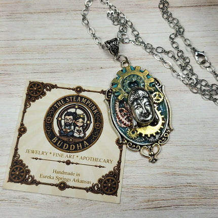 Steampunk Buddha Necklace (5)