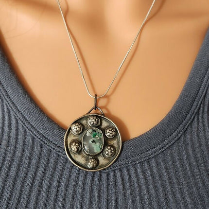 Earth & Mist Sterling Silver Necklace (1)