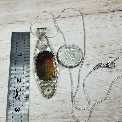 Rainbow Ammolite Necklace (4)