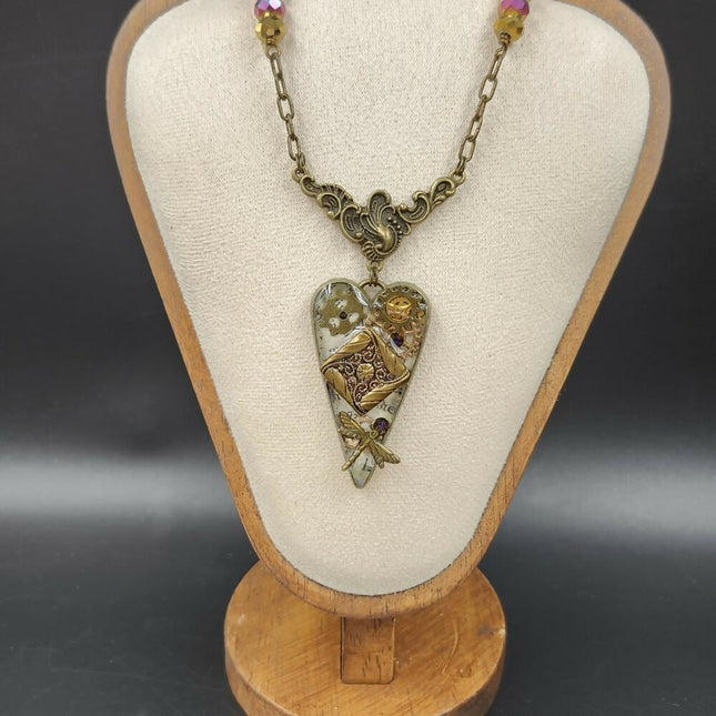 Steampunk Dragonfly Necklace (11)