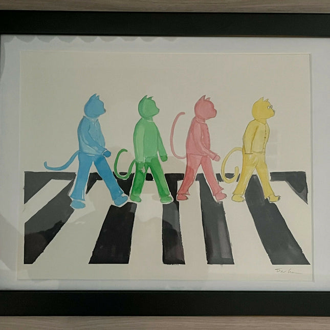 Framed Tabby Road