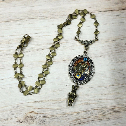 Steampunk-White-Rabbit-Necklace-(2)