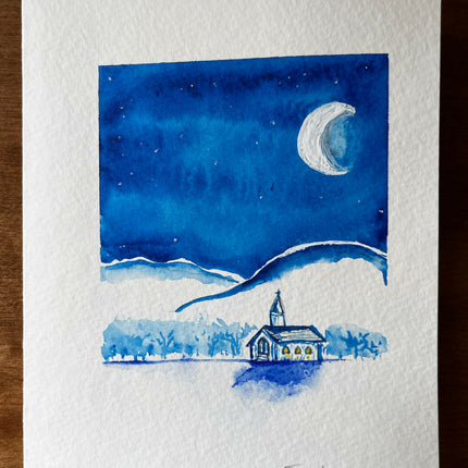 NC12 Moonlit Church