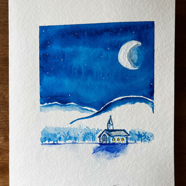 NC12 Moonlit Church