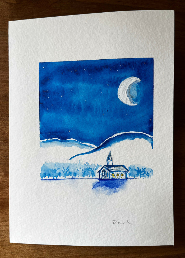Moonlit Church