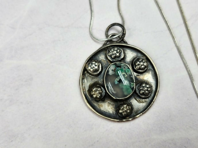 Earth & Mist Sterling Silver Necklace (3)