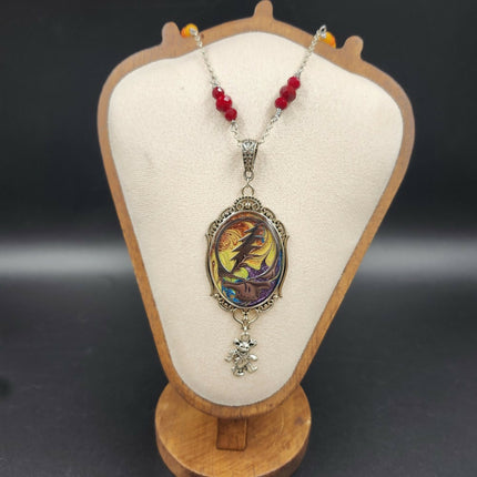 Ripple in Time Grateful Dead Skull Necklace (8)