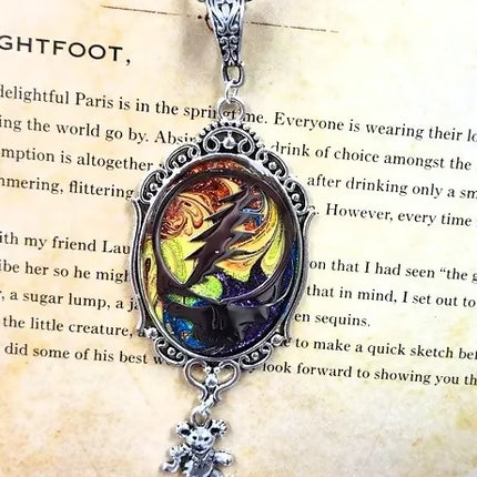 grateful dead necklace steampunk buddha