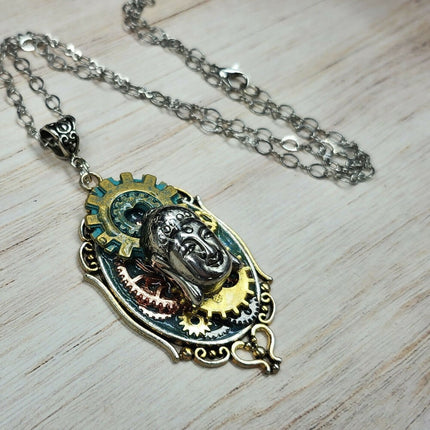 Steampunk Buddha Necklace (3)