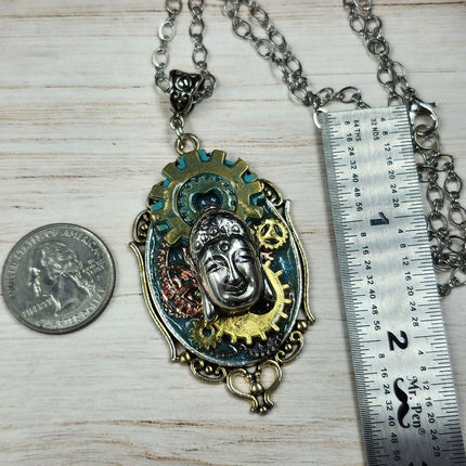 Steampunk Buddha Necklace (4)