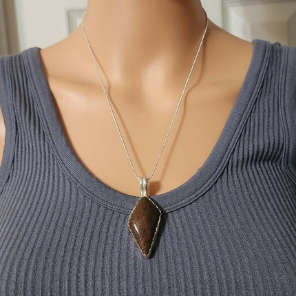 red dinosaur sterling silver necklace (6)