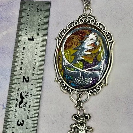 Grateful Dead Inspired Necklace steampunk buddha (9)