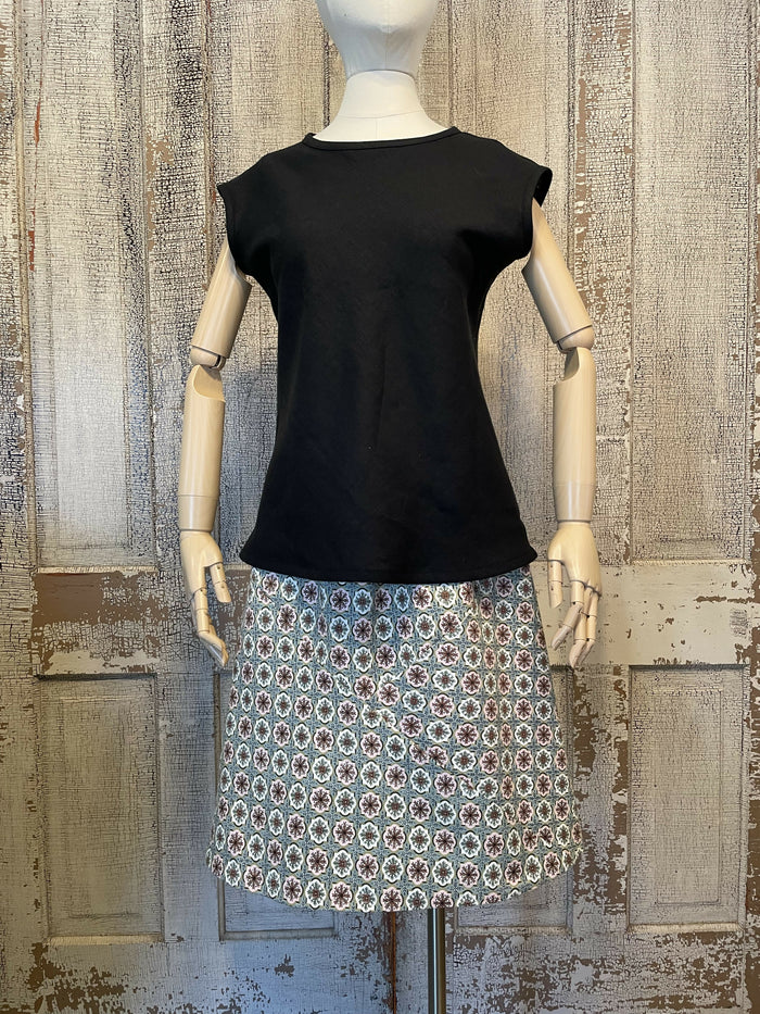 Origami Skirt, Vintage Fabric