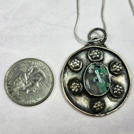 Earth & Mist Sterling Silver Necklace (5)