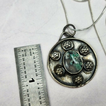 Earth & Mist Sterling Silver Necklace (8)